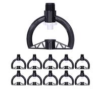 Lot de 10 buses d'arrosage rotatives G3/4 filetage extérieur pour jardin - Outil d'arrosage pour serre et agriculture - Plastique durable - 12,2 x 11,5 cm