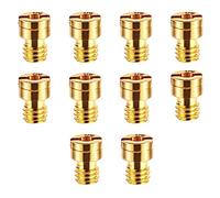 Lot de 10 buses de 4 mm pour carburateur, buse principale, carburateur, buse principale GY6, buses 82, 85, 88, 90, 92, 95, 98, 100, 102, 105 pour PWK Keihin PE CVK