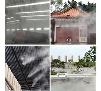 Lot de 10 buses de brume en cuivre de 6 mm avec connexion rapide pour le refroidissement du jardin, de la terrasse et l'irrigation de serre (0,7 mm)