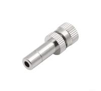 Lot de 10 buses de brumisation de 6 mm pour jardin, buse de tuyau à connexion rapide avec brume réglable de 0,15 à 0,8 mm, pulvérisateur de brouillard en cuivre pour refroidissement de serre, lot de