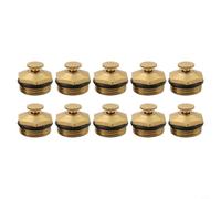 Lot de 10 buses de brumisation en laiton DN15 5,1 cm pour irrigation de | Têtes d'arrosage haute pression - Atomiseur de pulvérisation d'eau pour pelouse et agriculture - Système de refroidissement