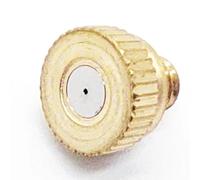 Lot de 10 buses de brumisation filetées en laiton, orifice de 0,1 à 0,8 mm, brumisateur d'eau for système de refroidissement extérieur(0.8mm)