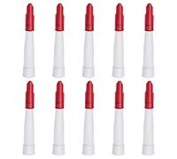 Lot de 10 buses de mastic en silicone avec capuchons attachés pour outil de calfeutrage, filetage standard, embouts applicateurs de construction en silicone