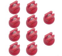 Lot de 10 buses de pulvérisation plates agricoles à 110 degrés, têtes d'arrosage en plastique adaptées pour une utilisation avec un sac à dos et des pulvérisateurs manuels fonctionnant à 30 à 60 PSI