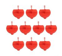 Lot de 10 buses de pulvérisation plates pour pulvérisateurs à mousse, adaptés pour les applications de mastic, de colle et de revêtement dans la construction, l'automobile et le jardinage