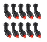 Lot de 10 buses de pulvérisation pratiques pour pulvérisateurs électriques, brumisation, distribution uniforme, équipement agricole, buses de pulvérisation électriques agricoles