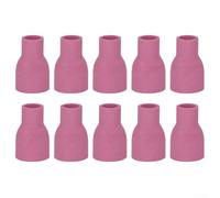 Lot de 10 buses de soudage en céramique pour soudeur MIG et TIG, matériau en faïence résistant à la chaleur, compatible avec les torches -300 A/500 A (12,5 x 41 mm)