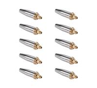 Lot de 10 buses de soudage G07-30 en acier inoxydable - Pointe de contact avec gaz à oxygène - Buse de rechange - Entretien partagé