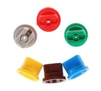 Lot de 10 buses efficaces pour pulvérisateurs en forme d'éventail pour une meilleure atomisation et une économie d'eau dans le jardinage et l'agriculture (bleu)