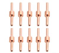 Lot de 10 buses plasma et électrodes à pointe longue étendue pour lampe torche PT31 LG40 40 A CUT40 (électrodes)