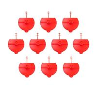 Lot de 10 buses plates pour pulvérisateur de mousse | Buse de calfeutrage de colle, jets moussants professionnels réutilisables pour expansion verticale et plafond