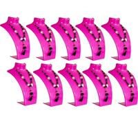 lot de 10 - Buste présentoir à bijoux, support pour colliers, présentoir à bijoux en plastique, support pour boucles d'oreilles, support pour bijoux, support pour chaînes pour bijouteries - magasins,