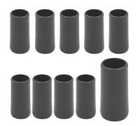 Lot de 10 butées d'arrêt 40 mm, Couleur Gris Anthracite avec rondelles et vis pour Store et volet Roulant - butées Tampon - Bouchon de Protection de Volets Roulant - Fabrication française