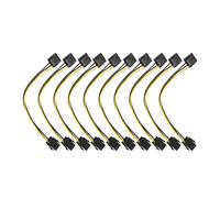Lot de 10 câbles convertisseurs Molex vers PCI-E Power IDE 4 broches femelles vers 6 broches
