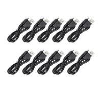 Lot de 10 Câbles de Chargement de Contrôleur pour Câble Mini USB pour Slim, PS Move, TI84 Plus CE, Appareil Photo Numérique, Cordon de Chargement de Contrôleur