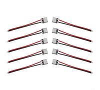 Lot de 10 câbles de connecteur femelle à 2 broches de type C pour alimentation USB-C, design étanche avec isolation en PVC, compatible avec les téléphones mobiles, ordinateurs portables et bricolage