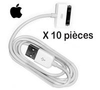 Lot De 10 Câbles Origine Apple Ma591 Pour Iphone 4s Et Ipad 2 Ipad 3