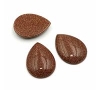 Lot de 10 cabochons en forme de goutte d'eau, 30 x 40 mm, pierre naturelle d'améthyste, pour bijoux, pendentifs, boucles d'oreilles, broches, accessoir