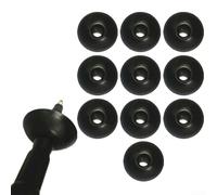 Lot de 10 cache-boue légers pour bâtons de randonnée, plateaux en plastique antidérapants pour bâtons de randonnée, design circulaire améliorant la stabilité et la prise en main pour le matériel de