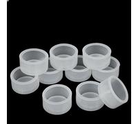 Lot de 10 cache-boutons poussoirs conçus pour s'adapter en toute sécurité aux boutons de 22 mm tels que les séries LAY7 et LA38