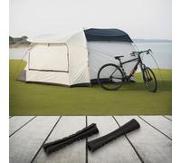 Lot de 10 cache-câbles de protection pour cadre de vélo pour éviter d'endommager la peinture sur VTT et vélo de route en polyuréthane avec ouverture pour un remplacement facile (noir)