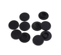 Lot de 10 cache-écrous M5-24 noirs à tête ronde M5-24 (M12)