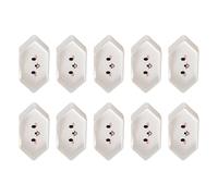 Lot de 10 cache-prises à l'épreuve des enfants pour prise de courant Brésil, Chili, Italie, standard, en silicone souple, protection internationale pour prise de courant