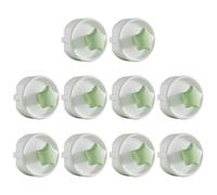 Lot de 10 cache-prises électriques multicolores en silicone souple pour enfants et tout-petits