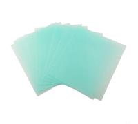 Lot de 10 caches de lentilles de soudage en polycarbonate transparent pour casque de soudage, équipement de sécurité obscurcissant (115 x 90 mm)