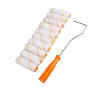 Lot de 10 caches de rouleau de peinture pour rouleau de rechange pour maison de pinceau, fournitures de peinture professionnelle