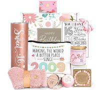 Lot de 10 cadeaux de 16e anniversaire pour filles, 16 idées cadeaux uniques pour anniversaire, fille, nièce, petite-fille, cadeau d'anniversaire pour seize ans