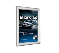 Lot de 10 Cadres d'Affichage Photo Pliables A4 avec système de clic clac
