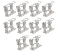 Lot de 10 cadres de panneau solaire - 10 pièces en aluminium - En cas de pluie - Matériau en aluminium - Longue durée de vie - Poids du produit : environ 6,25 g