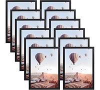 Lot de 10 cadres photo magnétiques A4 - Cadre magnétique pour feuilles de papier, documents avec ruban adhésif, cadre magnétique pour affiche, certificat, signe, avis