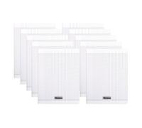Lot de 10 cahiers - 24x32(cm) - Grands carreaux - 96 pages - couverture en polyp