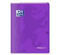 Lot de 10 Cahiers Easybook agrafé 24x32cm 96 pages grands carreaux 90g violet