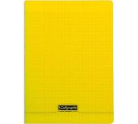 Lot de 10 Cahiers piqué POLYPRO 21x29 7 cm 96p séyès 90g Jaune