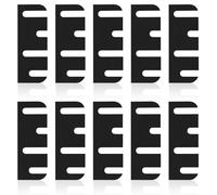 Lot de 10 cales de charnière de porte, 10,2 cm de longueur, 0,1 cm d'épaisseur pour kit de réparation de charnière de porte (style B)