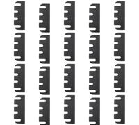 Lot de 10 cales de charnière de porte 4 pouces, kit de réparation avec coins à rayon 5/8 pouce, cales en PVC pour réaligner les portes intérieures difficiles, sans retirer la charnière