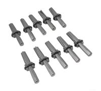 Lot de 10 cales de séparation de pierre de 16 mm pour béton, granit, pierre, outil à main en métal robuste avec haute dureté et résistance