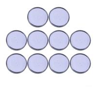 Lot de 10 capsules de rangement en plastique transparent de 70 mm de diamètre avec joints assortis pour pièces de collection - Garde les pièces de monnaie en sécurité et organisées pour la collection