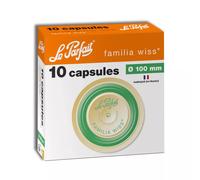 Le Parfait Capsules pour terrines Familia Wiss 100 mm Acier décoré