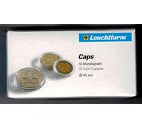 Lot de 10 capsules pour pièces de monnaie en or ou argent, 14 - 62 mm 41 mm