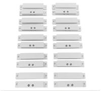 Lot de 10 capteurs de contact de sécurité filaires pour porte et fenêtre, 100 V normalement fermé, alarme de sécurité magnétique pour portes et fenêtres