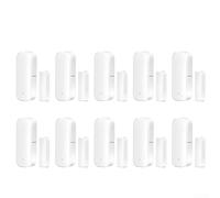 Lot de 10 capteurs de porte connectés Zigbee pour capteur Tuya Switch pour Smart Door Magnet avec support vocal pour système d'alarme pour une sécurité accrue de la maison