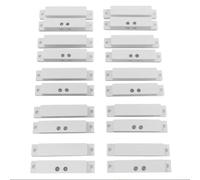 Lot de 10 capteurs magnétiques pour porte et fenêtre, détecteur de contact pour porte de sécurité, 50 x 7 mm, 44 x 9,5 mm, interrupteur magnétique à lames