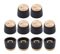 Lot de 10 capuchons de bouton d'aiguille pour guitare Marshall avec pédale d'effet Overdrive 6,35 mm