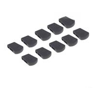 Lot de 10 capuchons de marteau en caoutchouc pour série PX120 PX860 CDP - Pièces de réparation de piano électrique pour restauration de la sensibilité tactile - Touches noires 1,7 x 1 cm Blanc 1,4 x 1