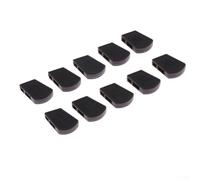 Lot de 10 capuchons de tampon de marteau électrique en caoutchouc compatibles avec PX120 PX150 PX160 CDP100 AP200 (clés noires)