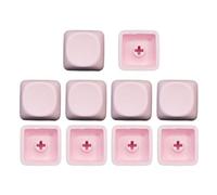 Lot de 10 capuchons de touches PBTS vierges pour clavier mécanique 1U Moas Set de capuchons de touches imprimés pour interrupteurs MX